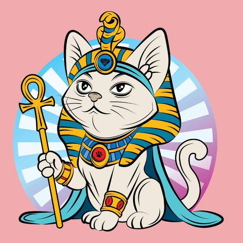 Chat pharaon égyptien