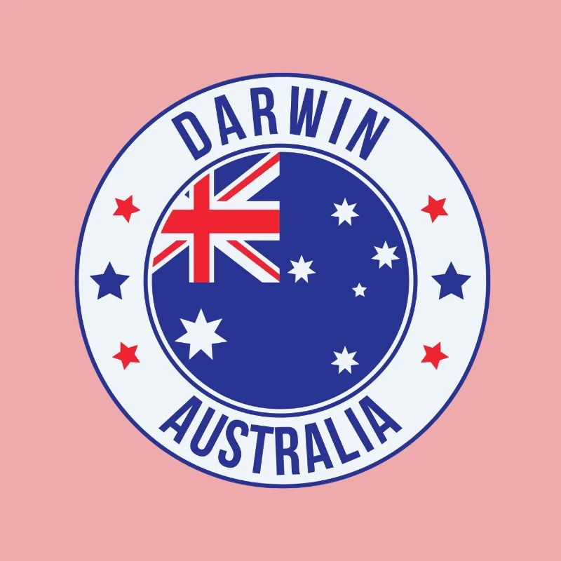 Darwin Australia Emblem Patch