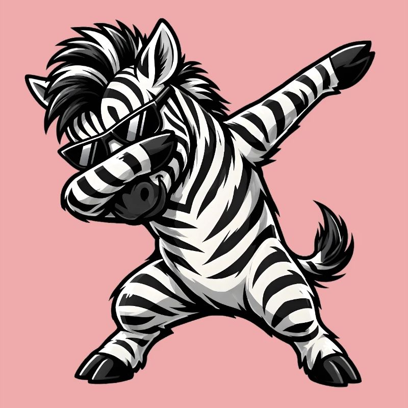 Dabbing Zebra