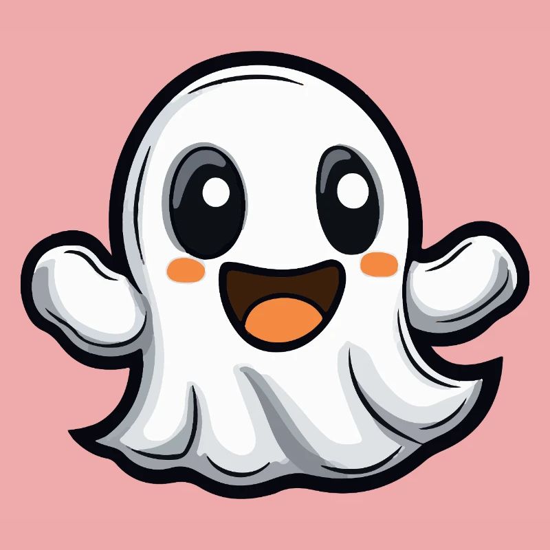 Geist Halloween Niedlich Comic