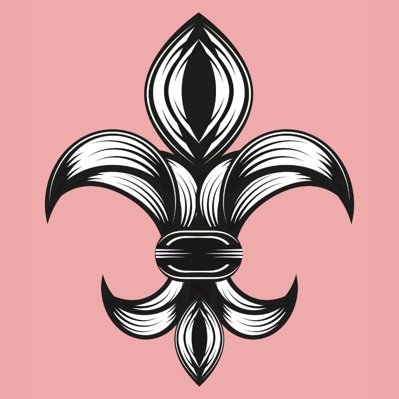 stylized iris - Fleur-de-Lys