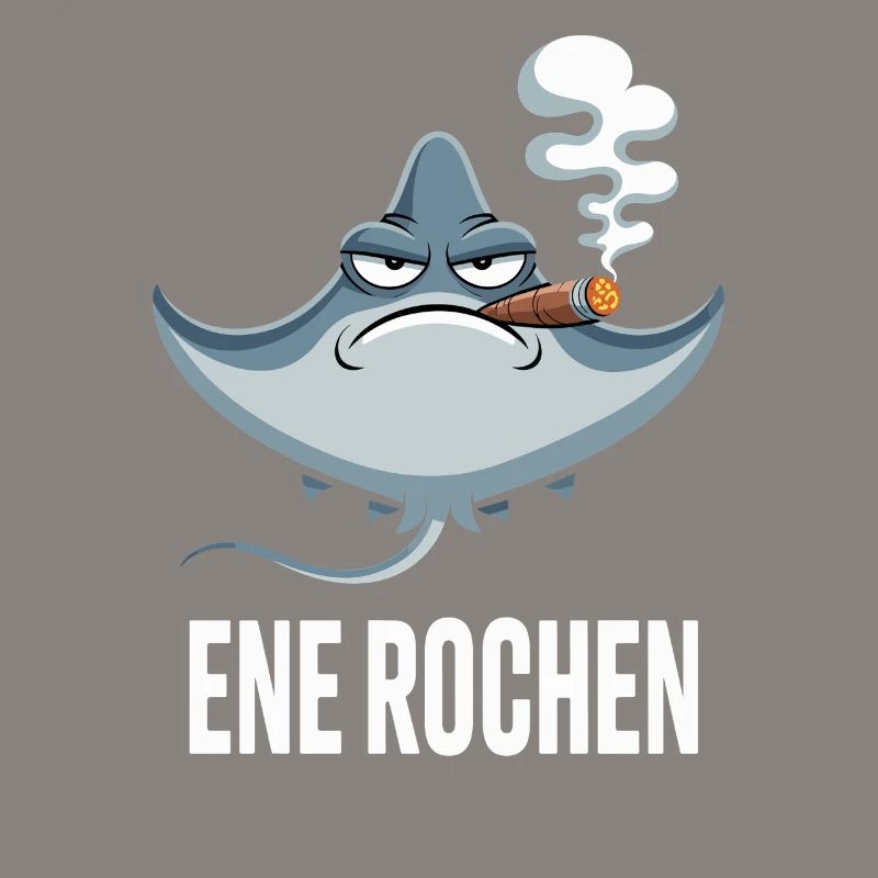 Ene Rochen Raucher Spruch Zigarette Kippe Rauchen