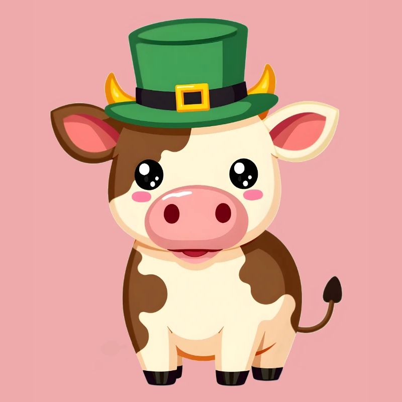 Vache à la Saint-Patrick