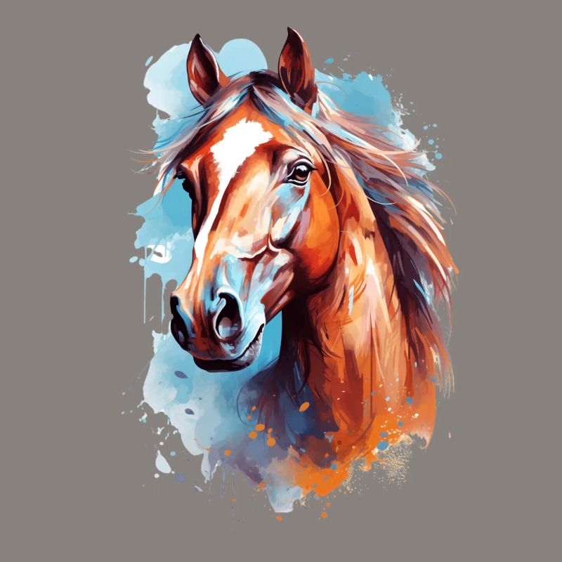 Conception du cheval Aqaurell
