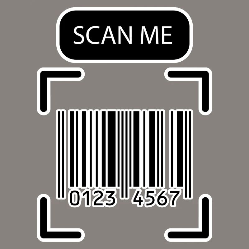 SCAN ME code-barres Funny Design
