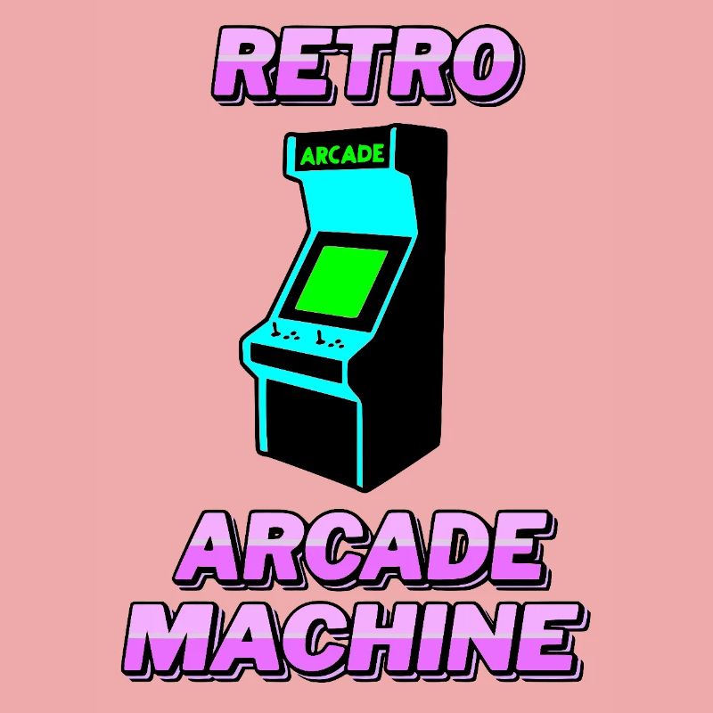 Retro arcade machine