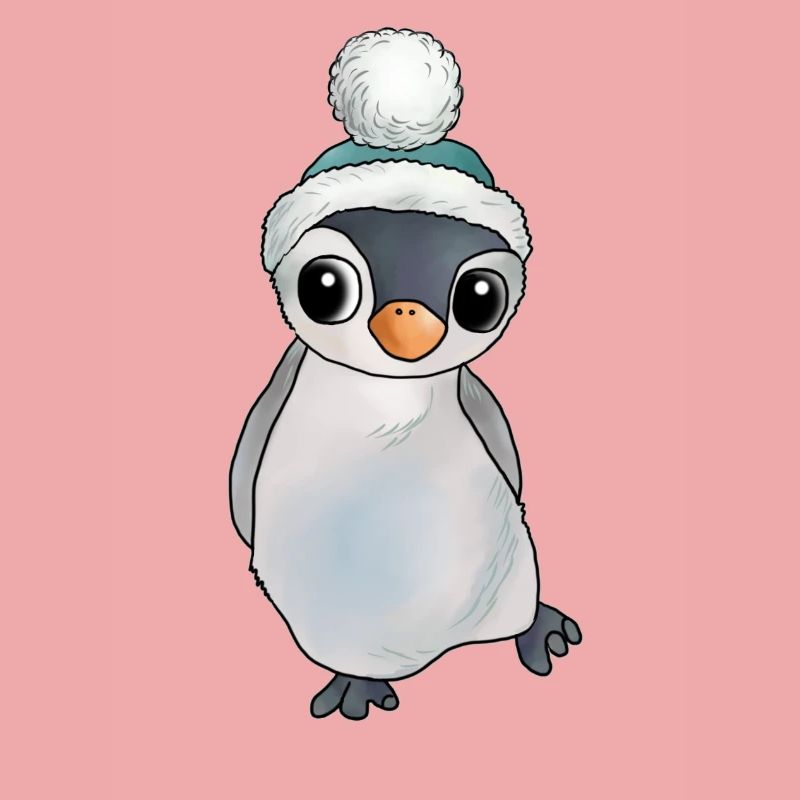Penguin with hat
