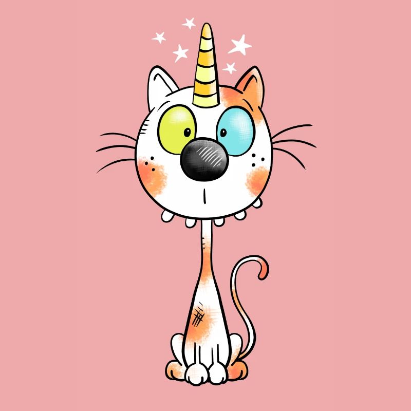 Mignon chat comique