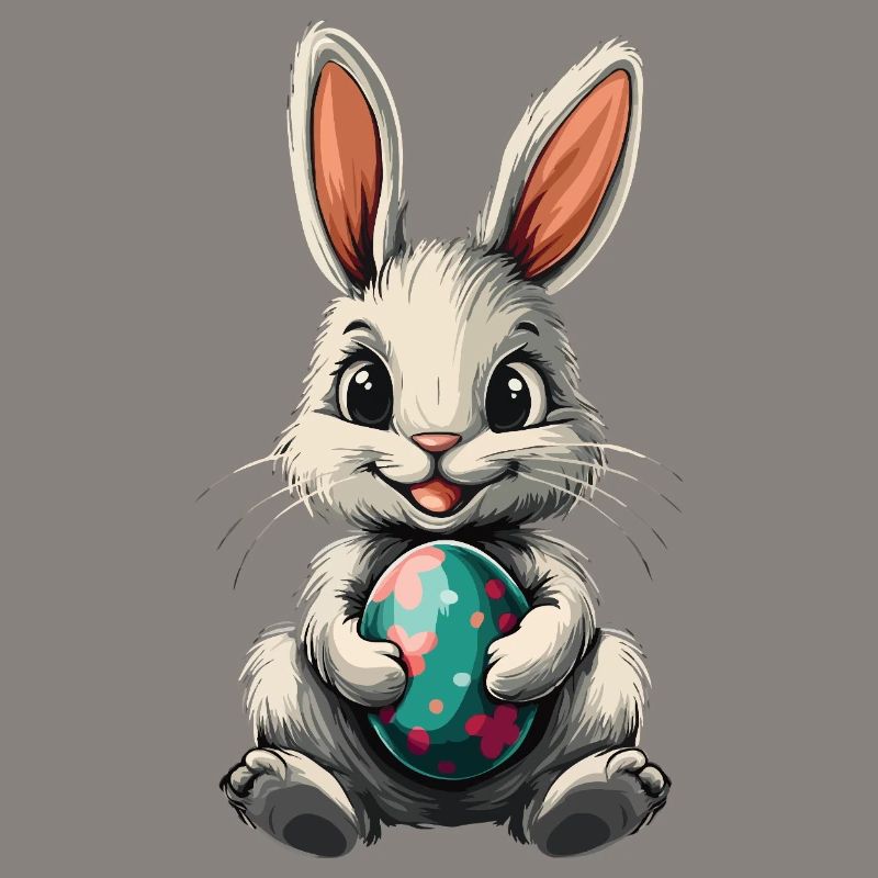Bunny Easter Rabbit Easter Egg Cute