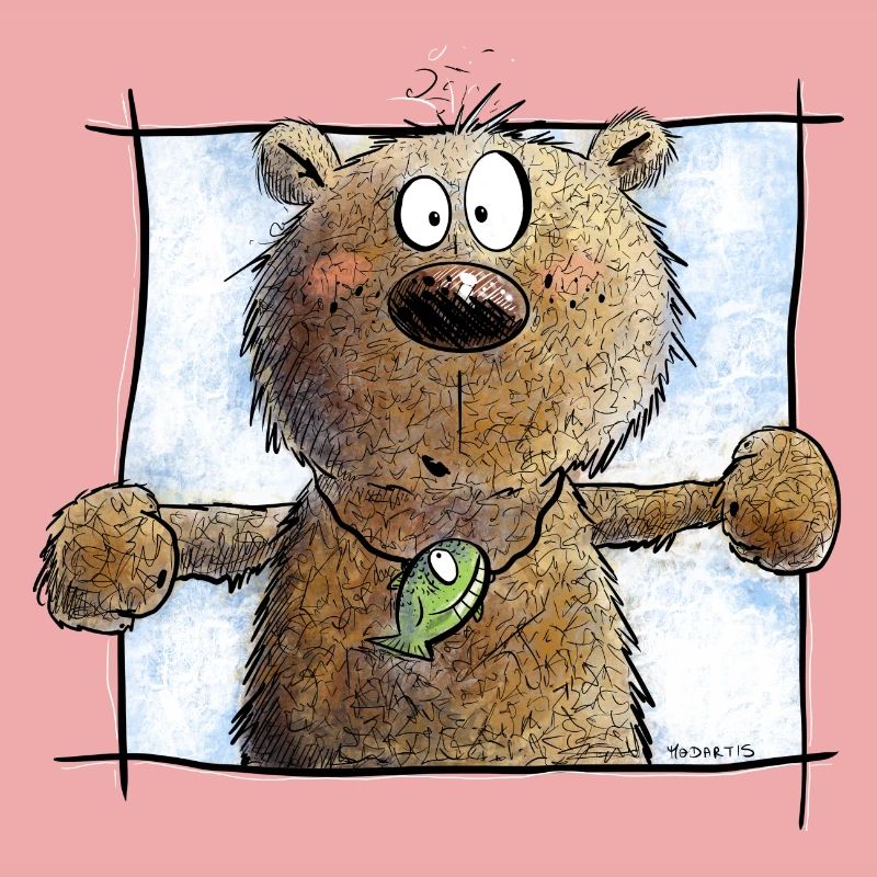 Droll Brown Bear I Wild Animal Comic