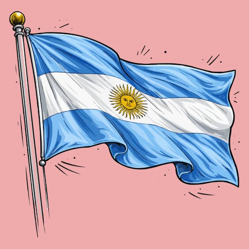 Drapeau de l’Argentine