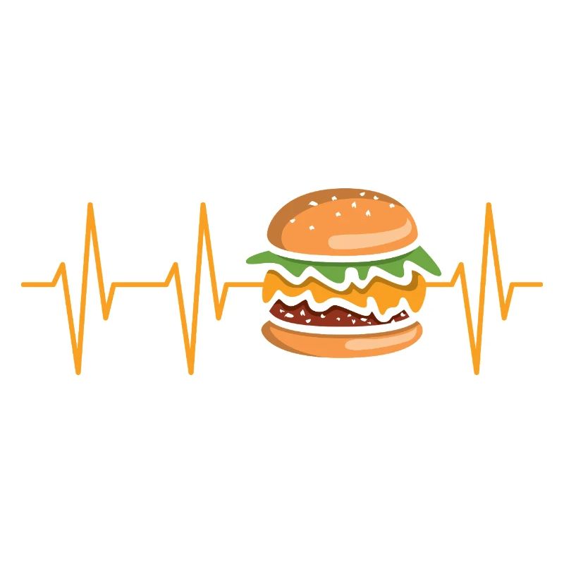 Burger Herzschlag Comic