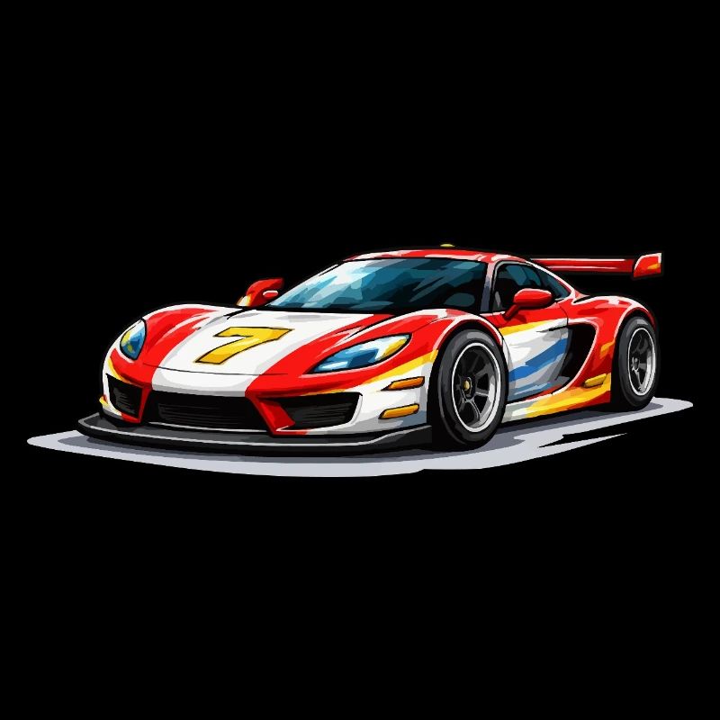 Speed-style race car graphics