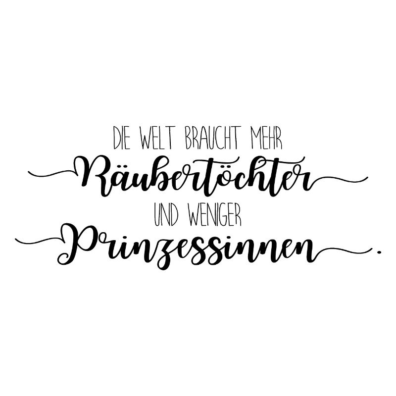 Räubertochter oder Prinzessin - schwarz