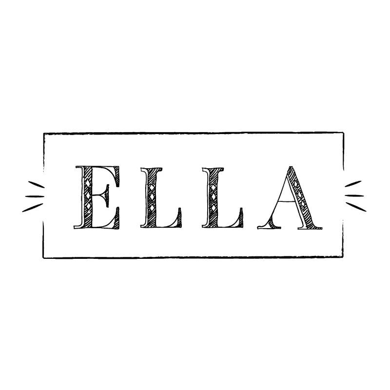 ELLA - name in a frame