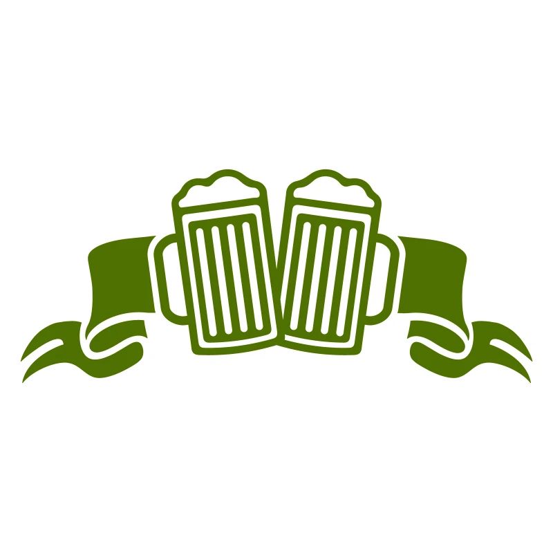 Zwei Biergläser Stoß