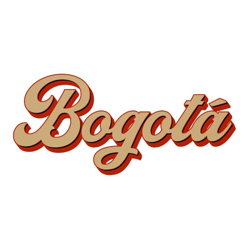 Bogotá Retro Script Schriftzug