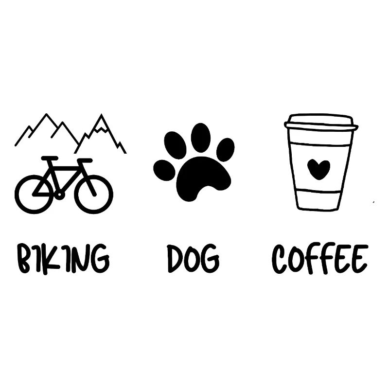 Cyclist Dog Kaffee
