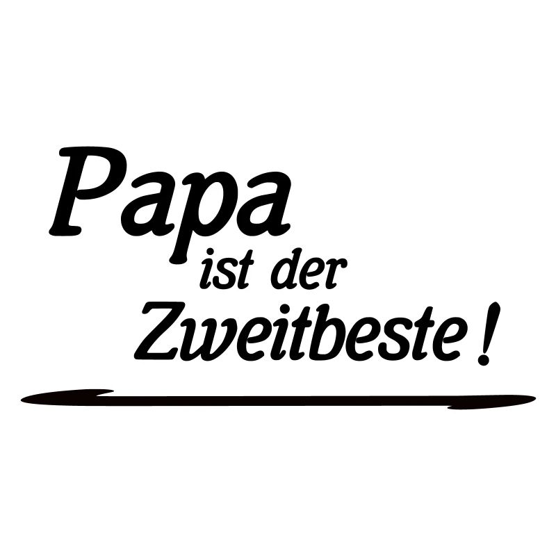 Dad is second best