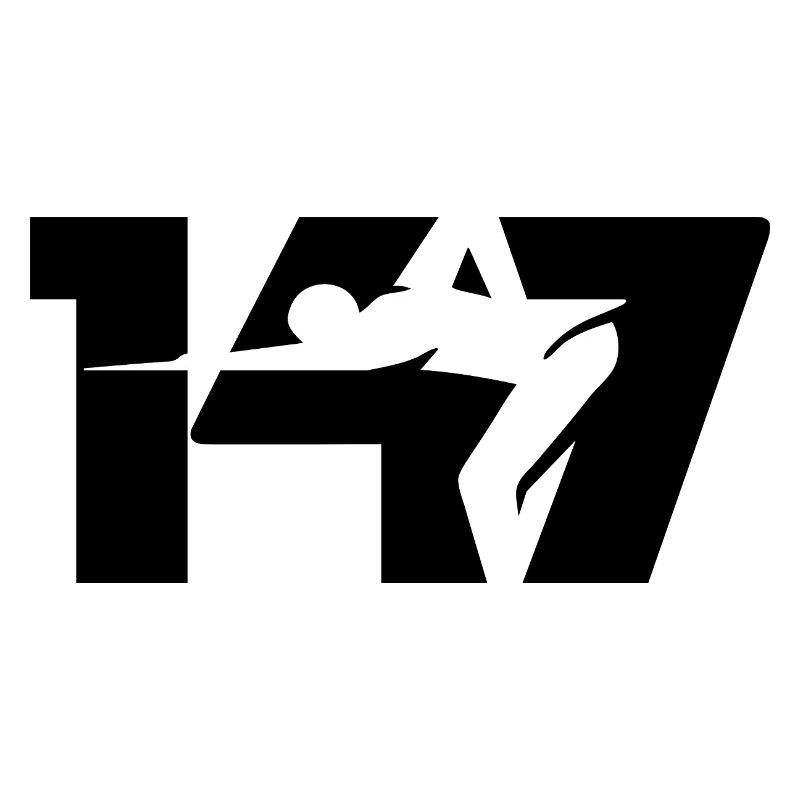 147 Snooker-Ikone (Schwarz)
