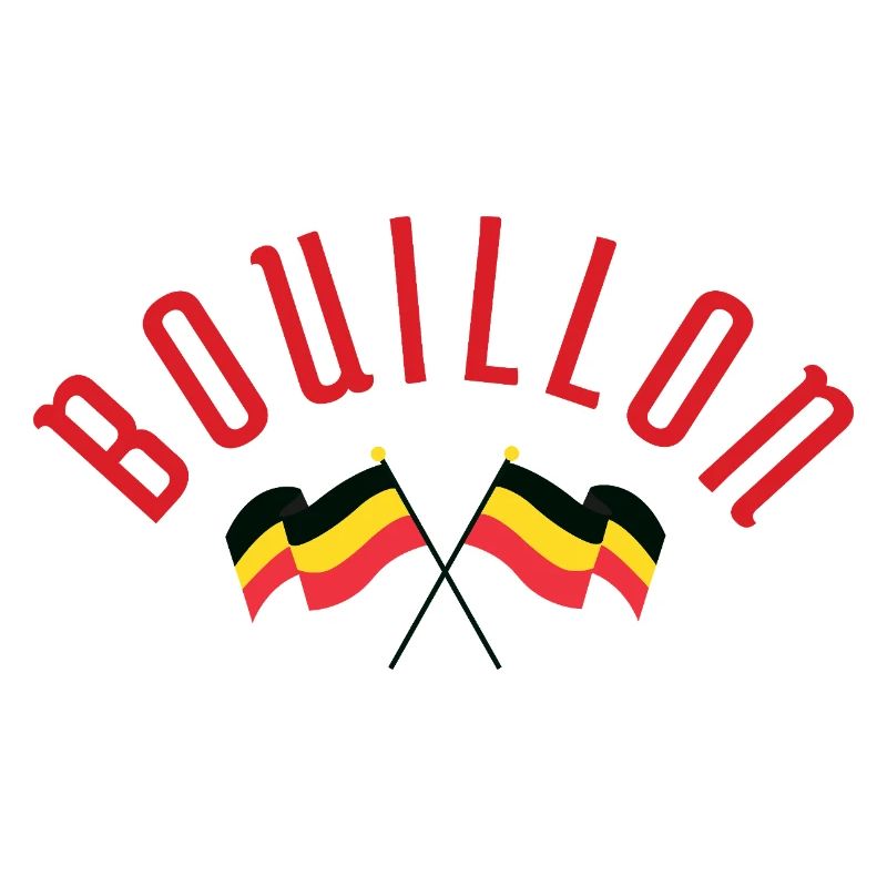 Emblème des drapeaux belges croisés de Bouillon