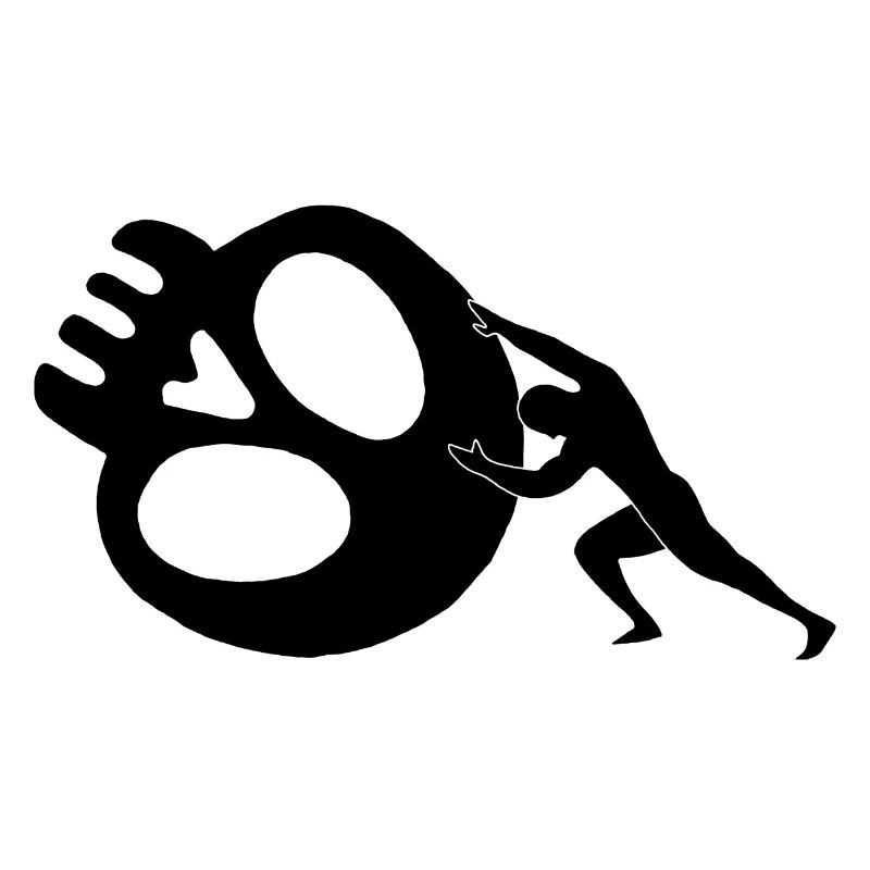Der Mann, der den Tod abstößt (Schwarz)