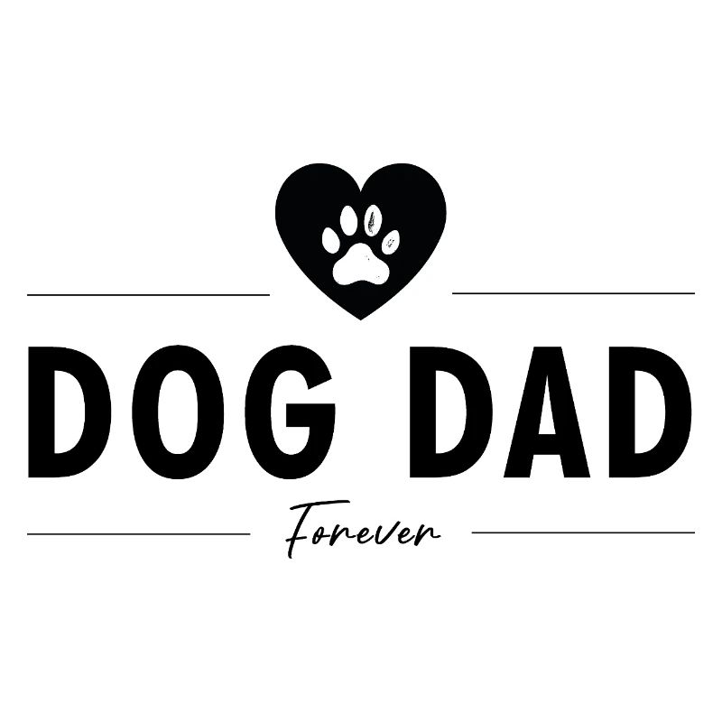 Hundepapa (Schwarz)