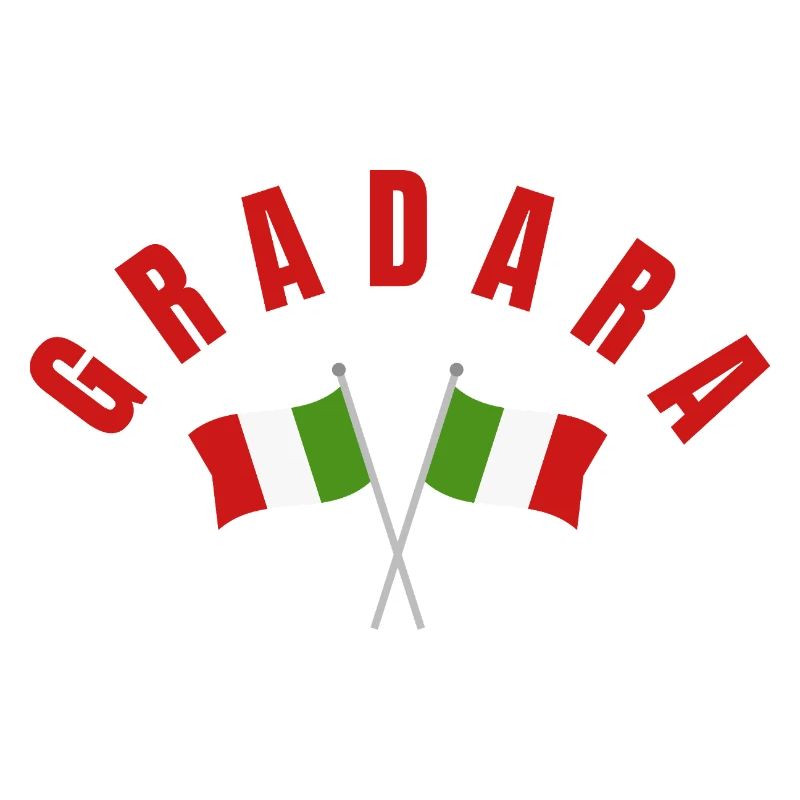 Gradara Italian Flags Crest
