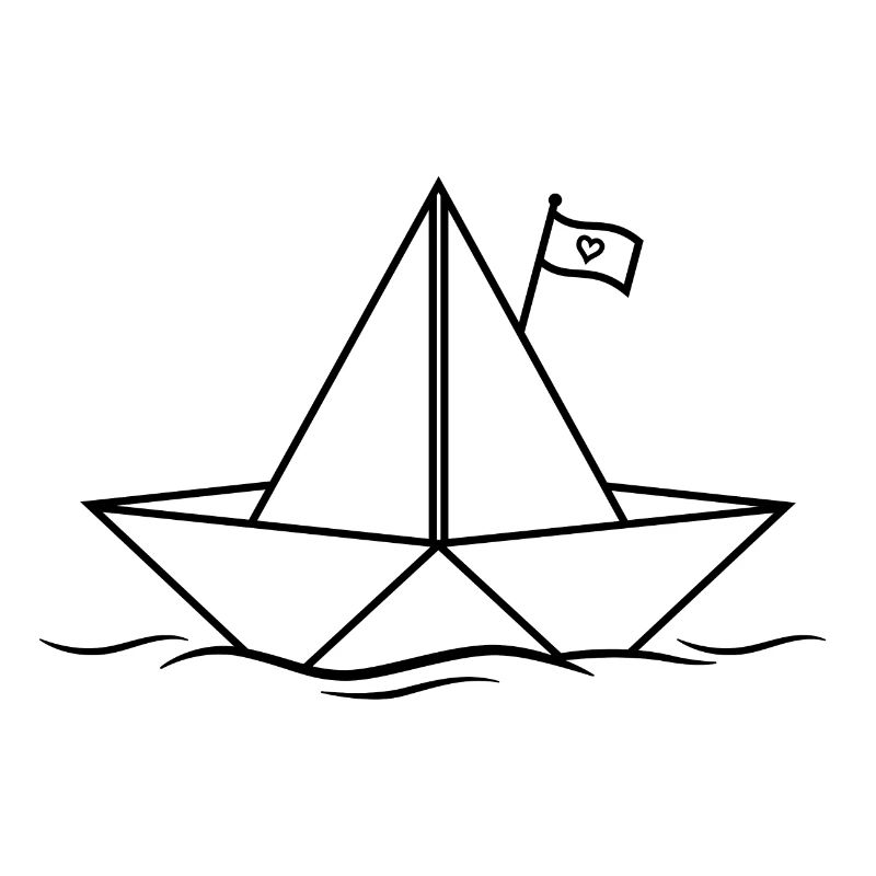 Papierboot Papierschiff