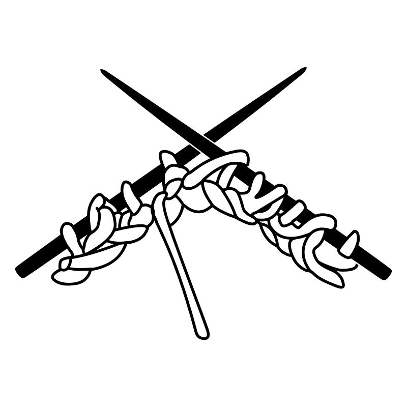 Stricken, Strickstift transparenter Schirm