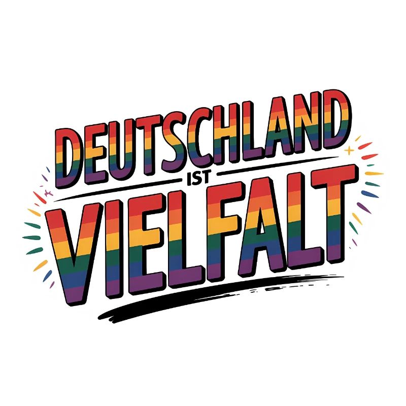 Deutschland ist Vielfalt - Cool Pride Logo