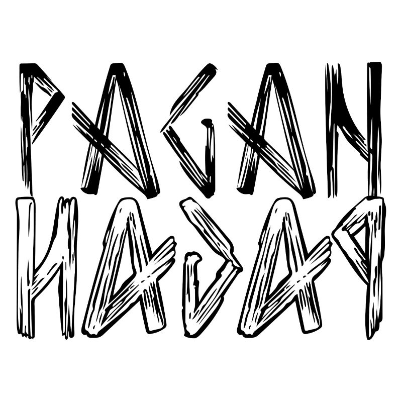 Logo con lettering pagano