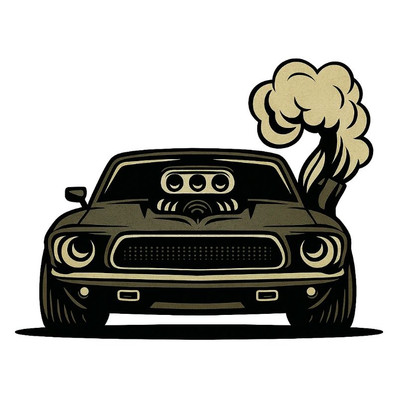 Wütendes Auto