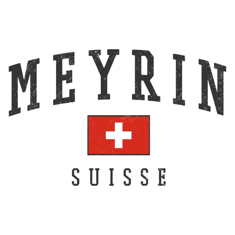 Meyrin Schweiz Flaggenbogen