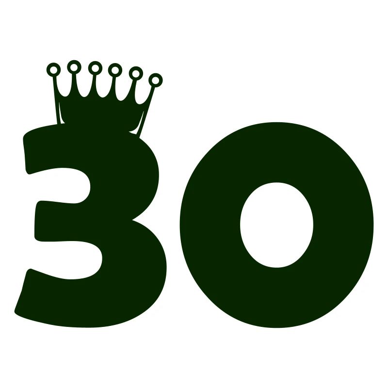 Dreißig-Krone Jubiläumsdesign