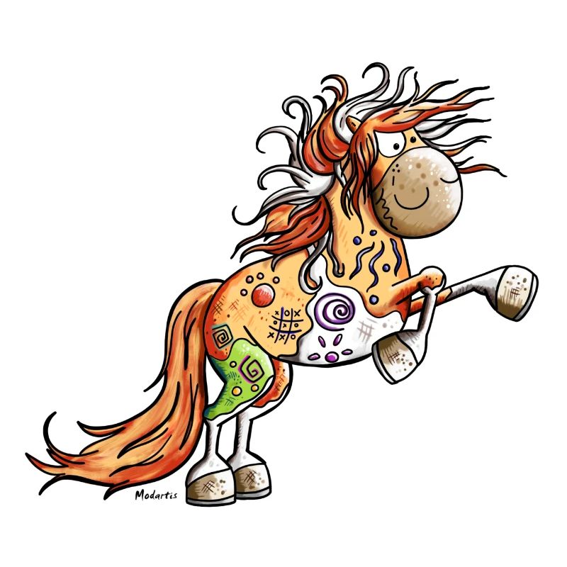 Wildes Indianer Pferd