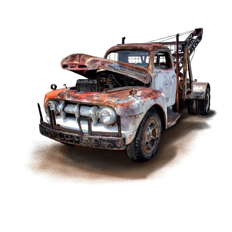 rusty car