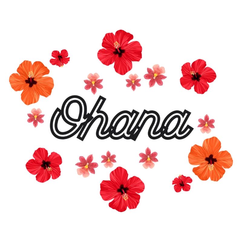 Ohana Hibiskus Tropendesign
