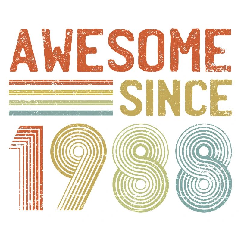 Retro Yearly Celebration Design