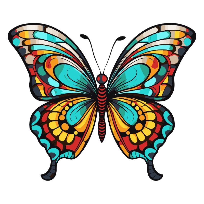 Papillon coloré