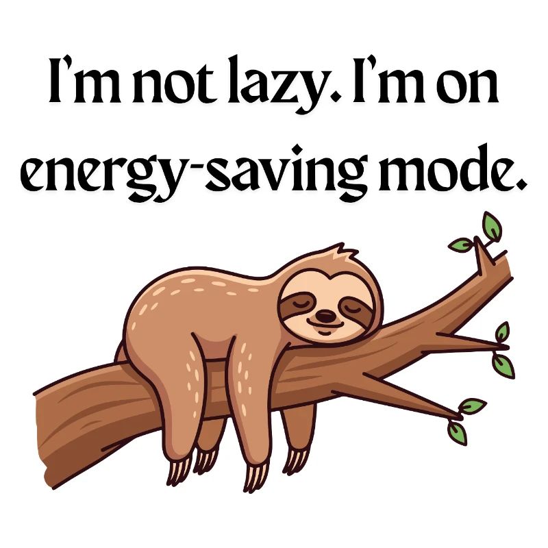 Energy Saving Mode T-Shirt | Funny Tee