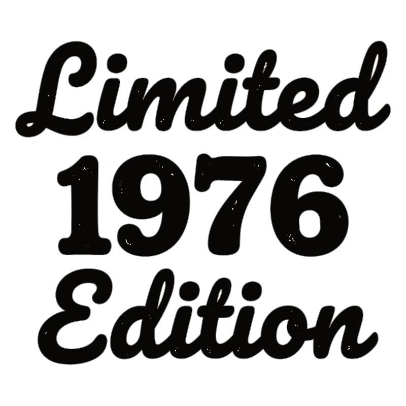 1976 Geburtstag Minimal Limited Edition