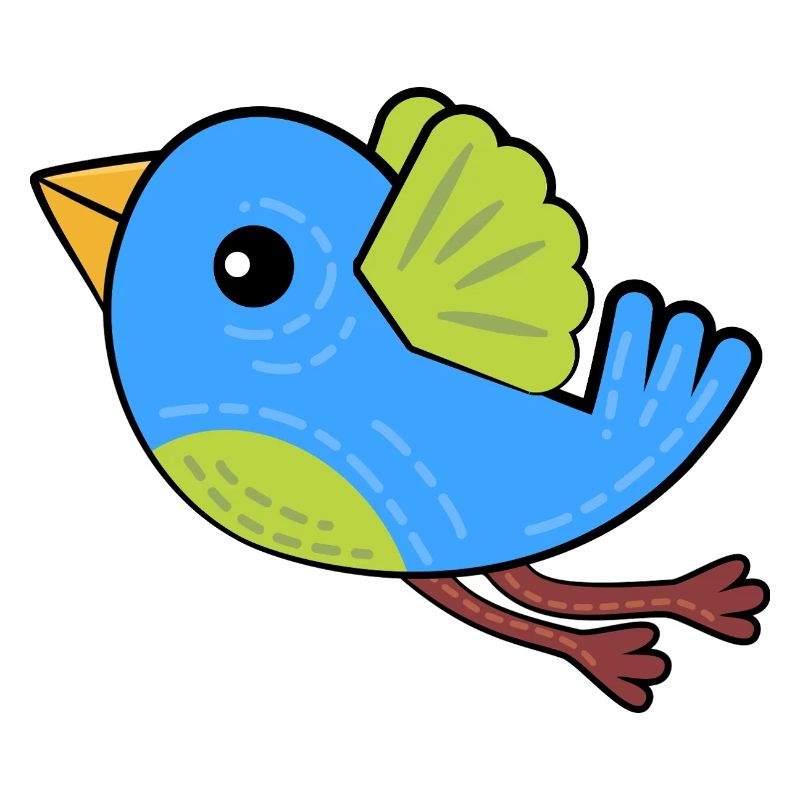 Kleiner Blauer Vogel