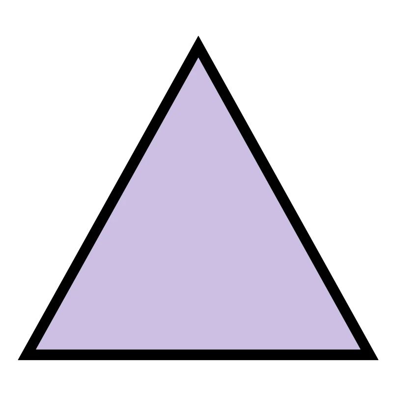 hipster triangle dreieck form