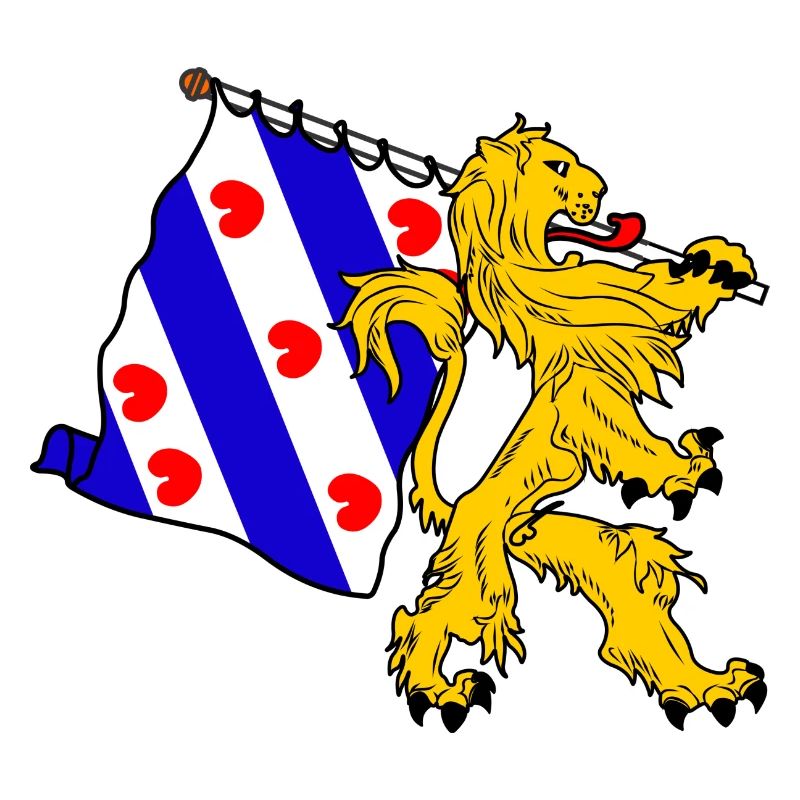 Löwe mit Friesevlag