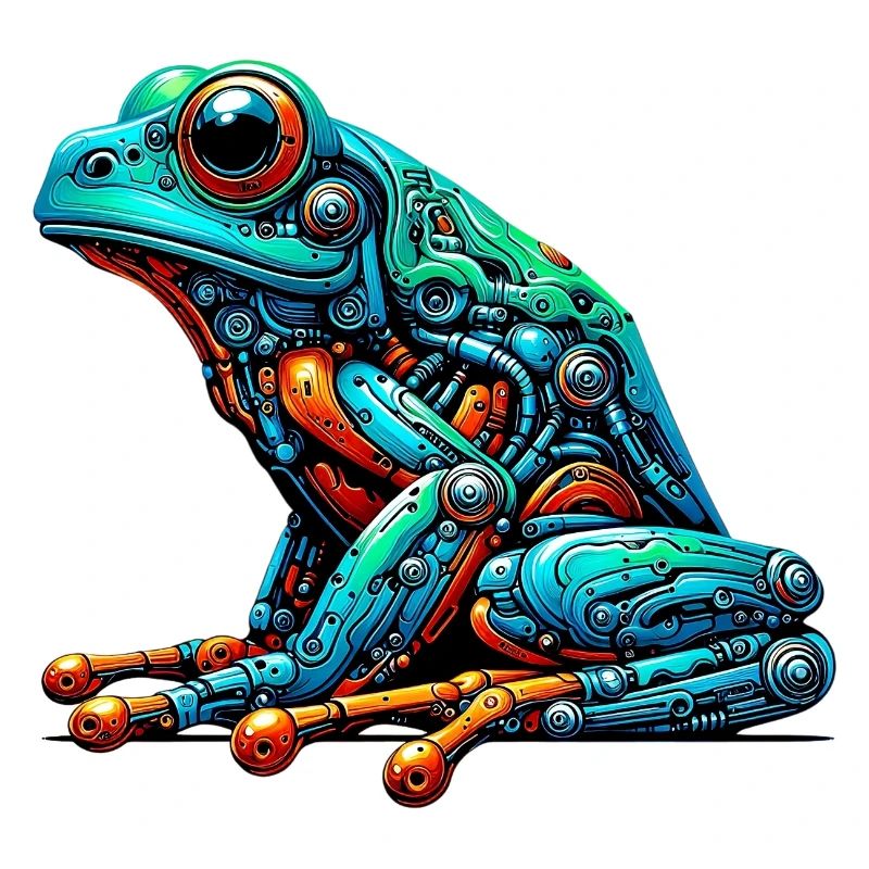 Roboter-Frosch