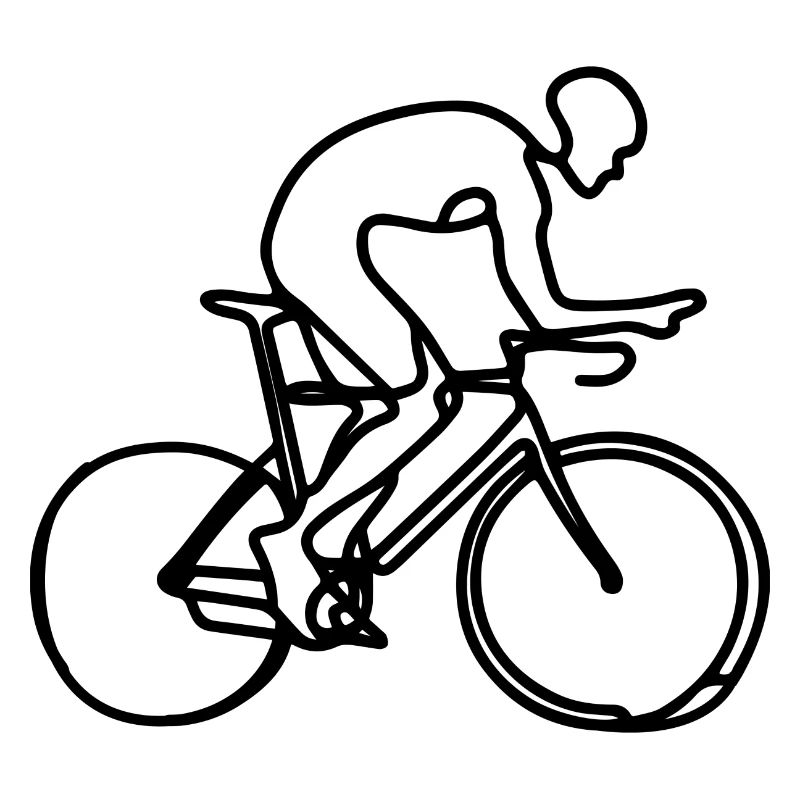Radfahrer Zeichnung