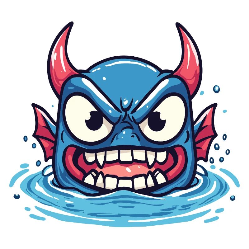 Grimmiger Wasserdämon