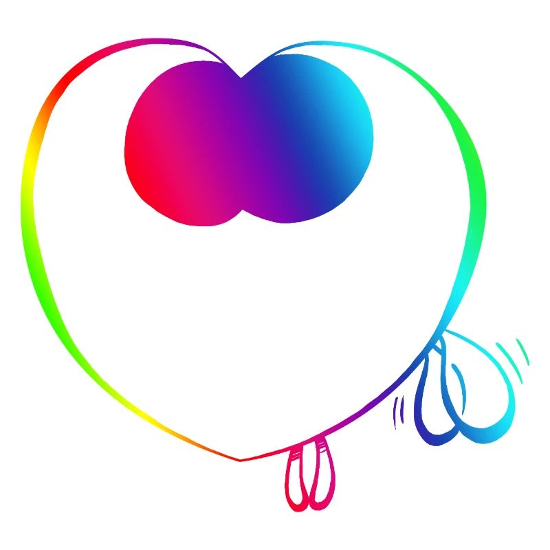 Süßer Regenbogen-Trickster