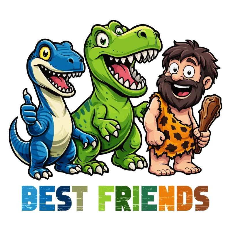 Dino Best Friends Caveman Comic